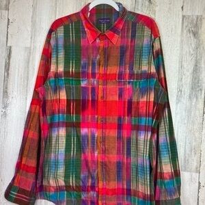 Ralph Lauren Blue Label Multicolor Plaid Shirt